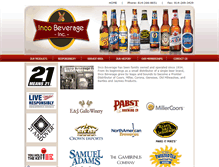 Tablet Screenshot of incobeverage.com
